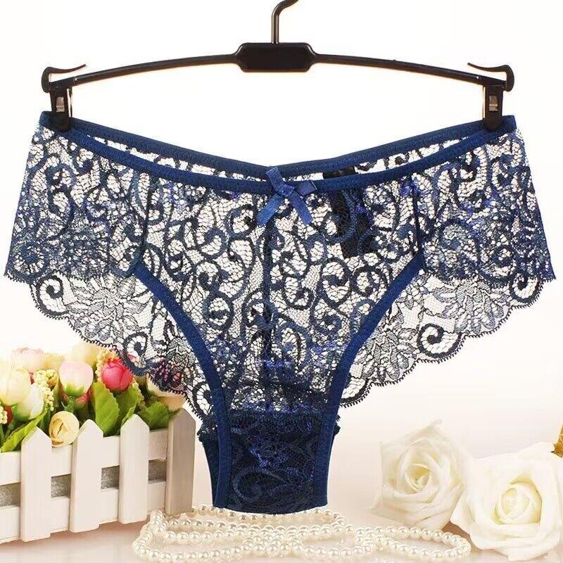 Dezenna Celana Dalam Wanita Mid Waist G String Renda Transparan Jumbo 5C125 4
