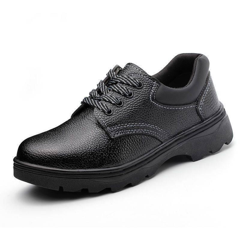 Kasut keselamatan musim sejuk untuk lelaki, kasut kapas kalis sejuk Baju tinggi, hangat dengan penutup kaki keluli baldu, kasut kerja pelindung anti-kejutan dan anti-penembusan Shoes Boots 5