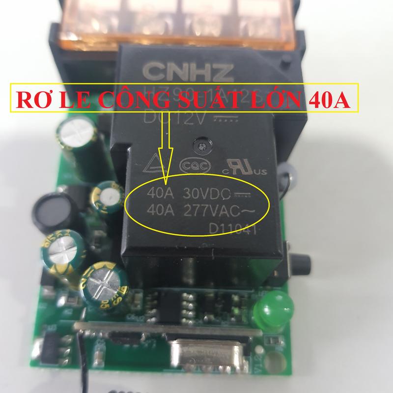 Product Introduction of Bộ điều khiển từ xa 100 mét công suất lớn 40A 4500W dùng cho máy bơm nước máy rửa xe thế hệ mới siêu bền bắt sóng xa 22