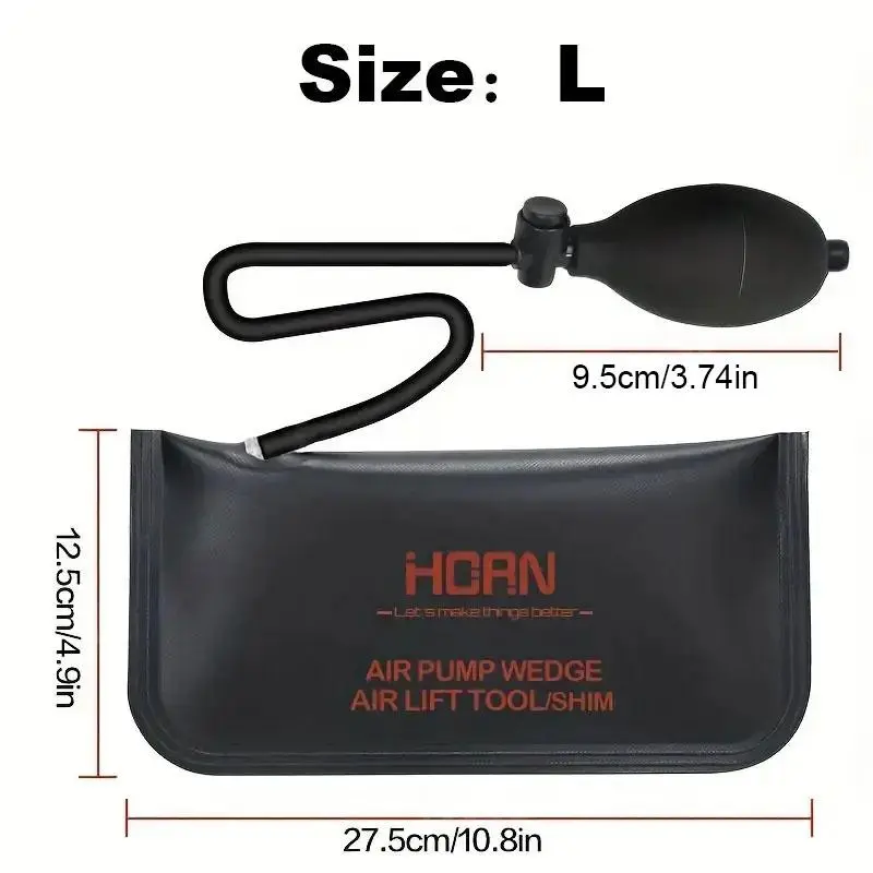 Window Installation Gass Bag Tools, Portable Door & Window Installation Positioning Air Cushion, Automotive Repair Auxiliary Positioning Tool, Vehicle, Car, Black 4