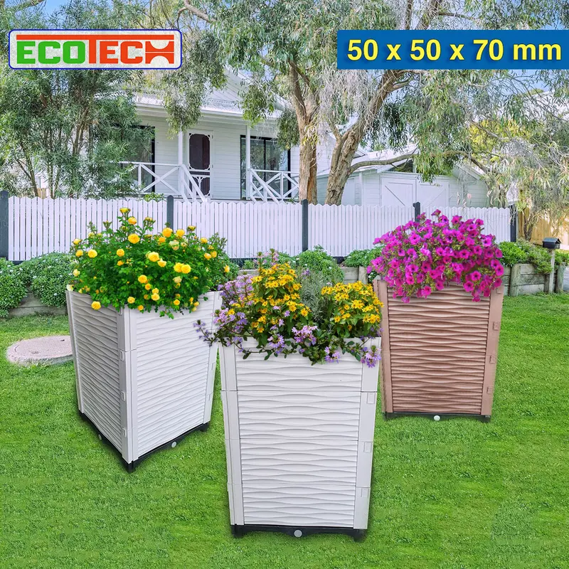 CHẬU GHÉP THÔNG MINH 50x50x70 Cm: Thẩm mỹ, kết cấu chắc, dễ lắp đặt, phù hợp mọi cây trồng đô thị. 2