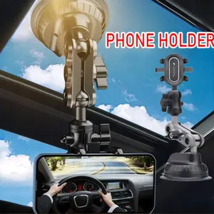 【COD】360 Derajat Car Phone Holder Universal Stand Handphone Mobil Dashboard Alat Penyangga Hp Di Kaca Penjepit