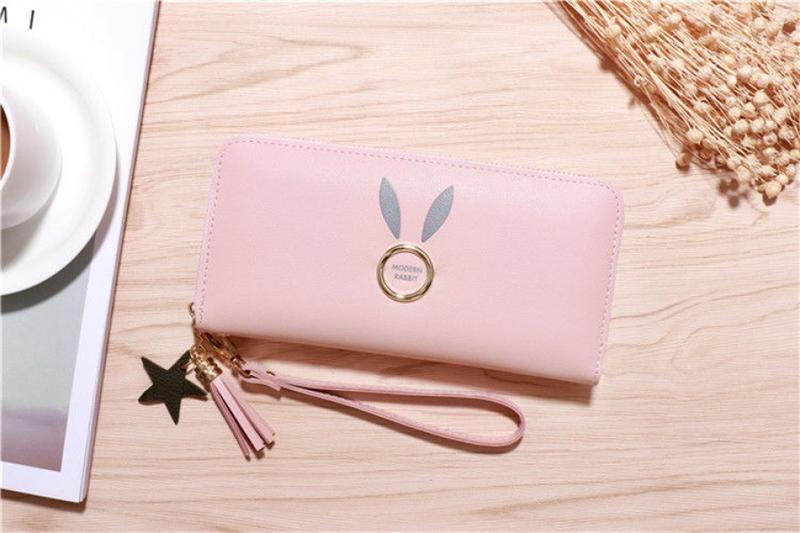 Product Introduction of New Wallet Women's Long Large Capacity Mobile Phone Bag Clutch Girl Student Multiple Card Slots Zipper Bag Wallet 6