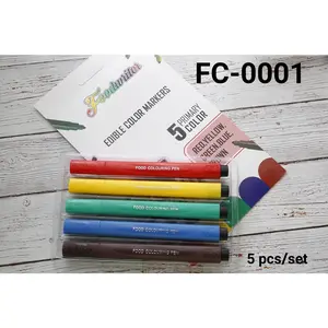 FC-0001 Edible pen foodwriter edible color pen pen makanan
