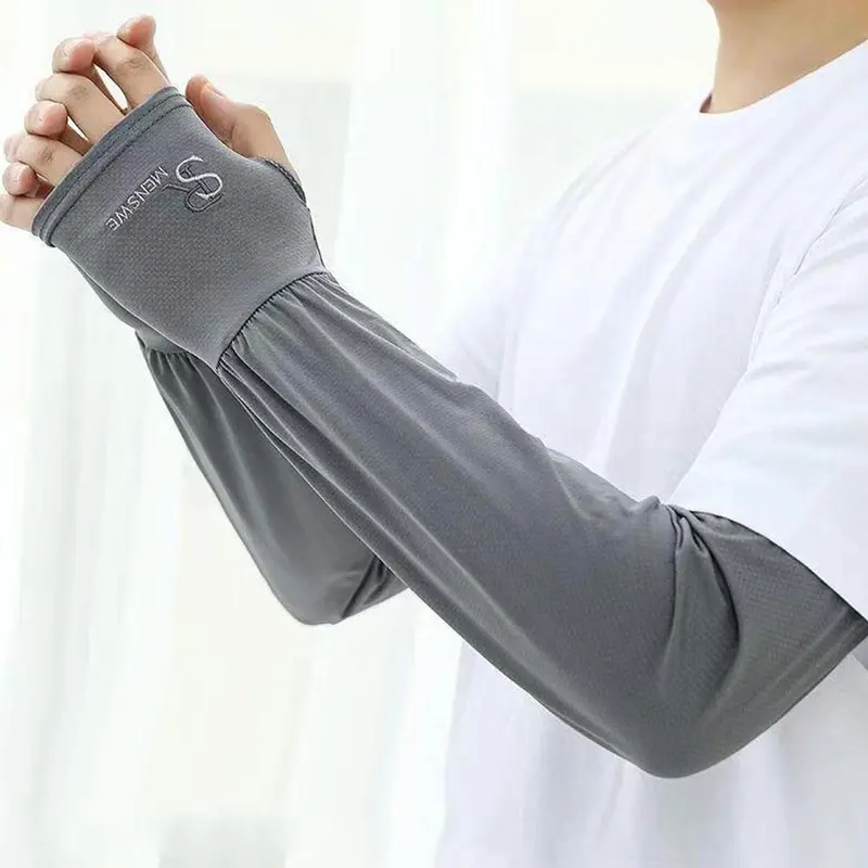 Chống Nắng Tay Áo Cực Dáng Rộng Dành Cho Nam Giới, Thích Hợp Để Đạp Xe Và Hoạt Động Ngoài Trời, 1 Bộ, I1L7 6
