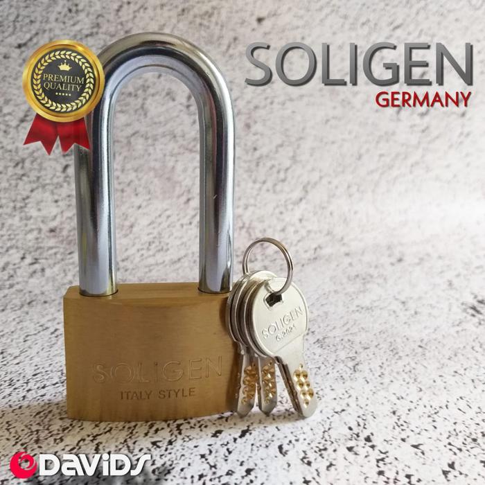 Gambar Soligen Gembok Pagar Anti Karat Maling Pager Besar Leher Panjang Pintu Rumah Gerbang Kuningan dari DAVIDS TOOL Kota Malang Tokopedia
