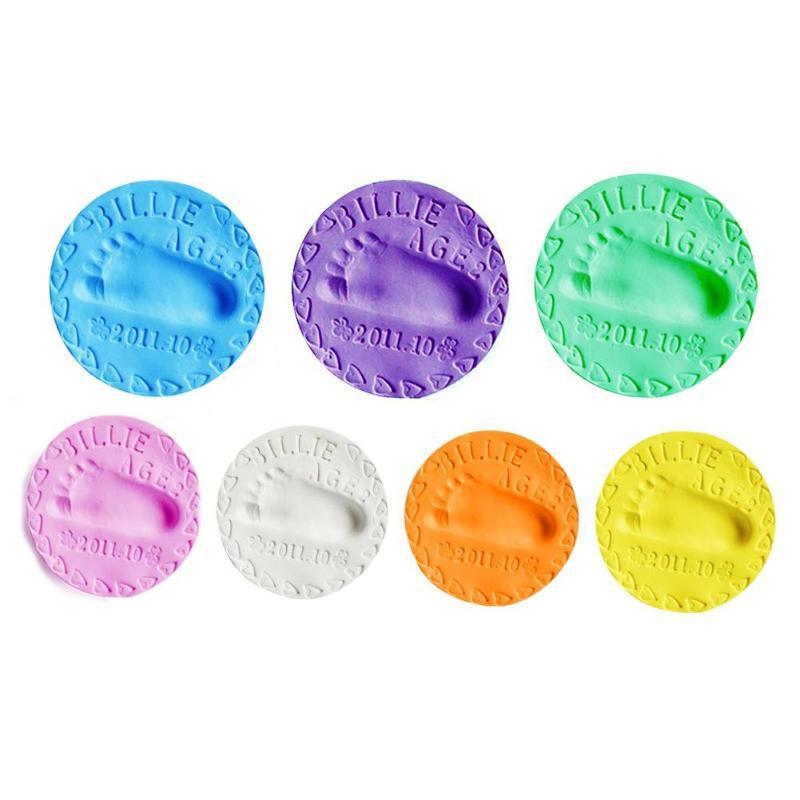 Product Introduction of Làm Khô Không Khí, Chăm Sóc Em Bé Đất Sét Mềm, Bộ Dấu Dấu Tay Chân Cho Em Bé Đúc, Khay Mực Tay Bố Mẹ-Bé Vân Tay Đồ Chơi Trẻ Em 32