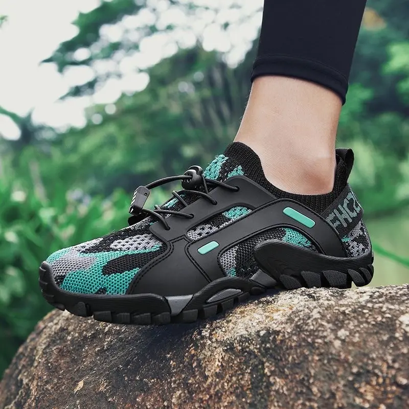 Kasut Mendaki Trekking, Untuk Lelaki dan Wanita, Bernafas Jaringan Musim Panas, Sneakers, Sesuai untuk Laluan Luar dan Mendaki, Kasut Sukan, Tersedia dalam Saiz 36-47