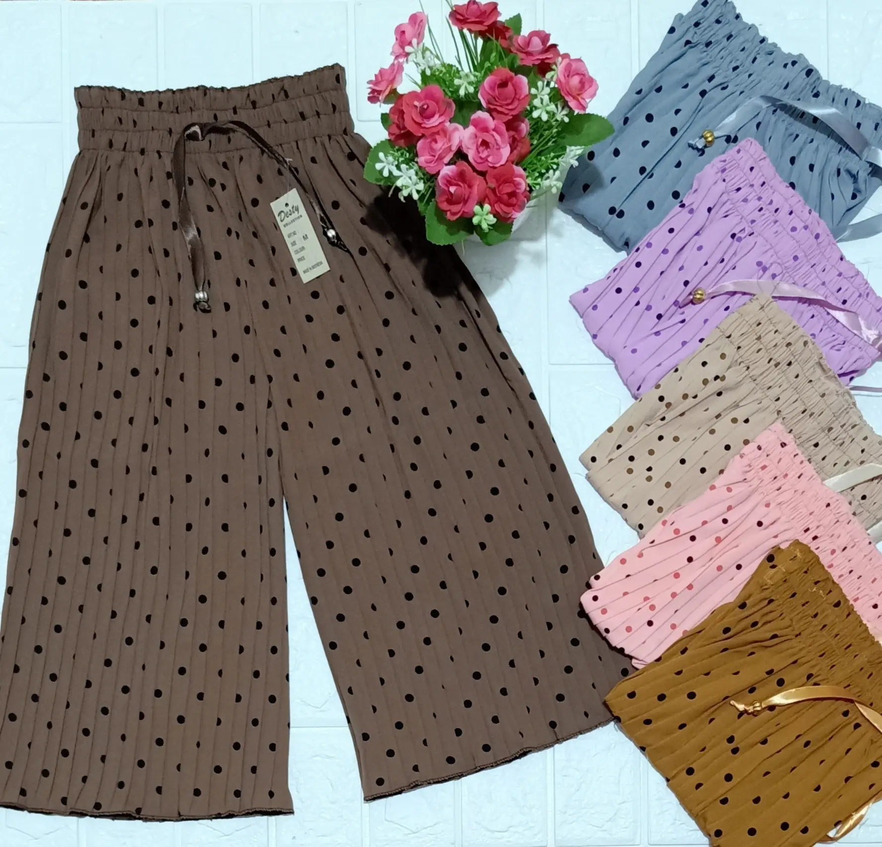 CELANA KULOT PLISKET PREMIUM ANAK PEREMPUAN varian warna / CELANA KULOT PLISKET TERBARU