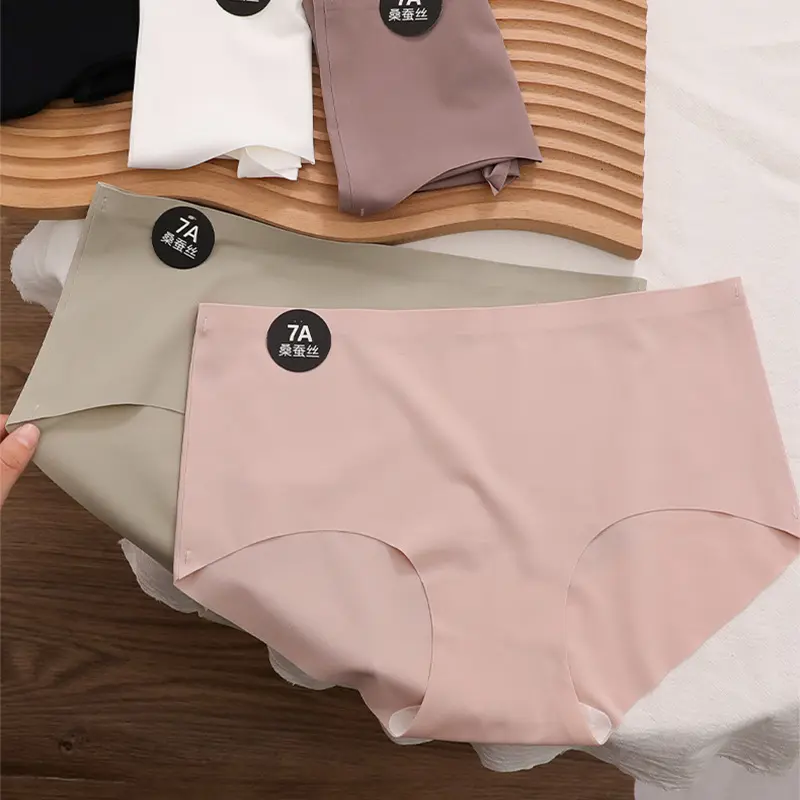[ SET 5 ] quần Lót Su Không Đường May 7A không lộ viền quần lót nữ su siêu mát 8