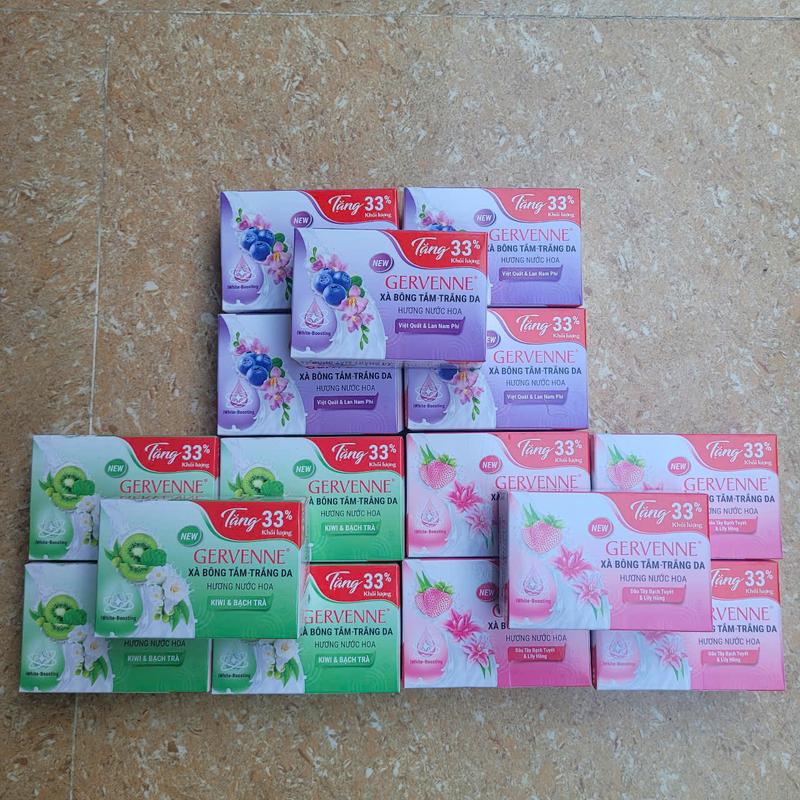 Product Introduction of Combo 5 xà bông tắm trắng da hương nước hoa Gervenne 120g 2