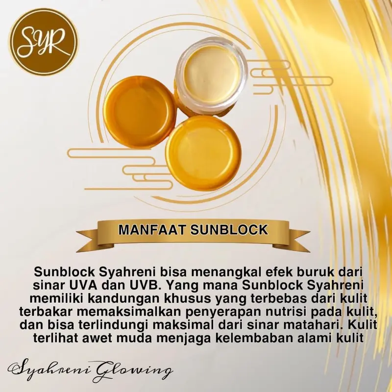 Sunblock syr glowing 0