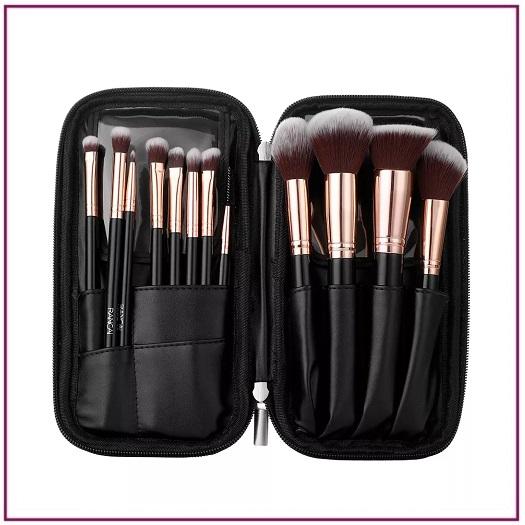 Hộp cọ 12 chổi trang điểm chuyê nghiệp RANCAI 1