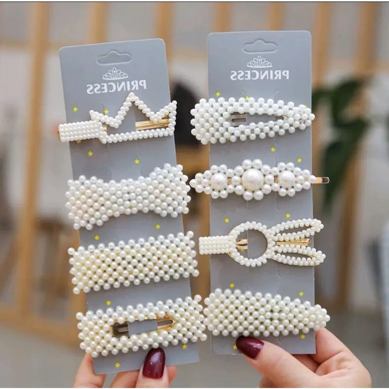 4 pcs jepit rambut ala-ala korea Clips