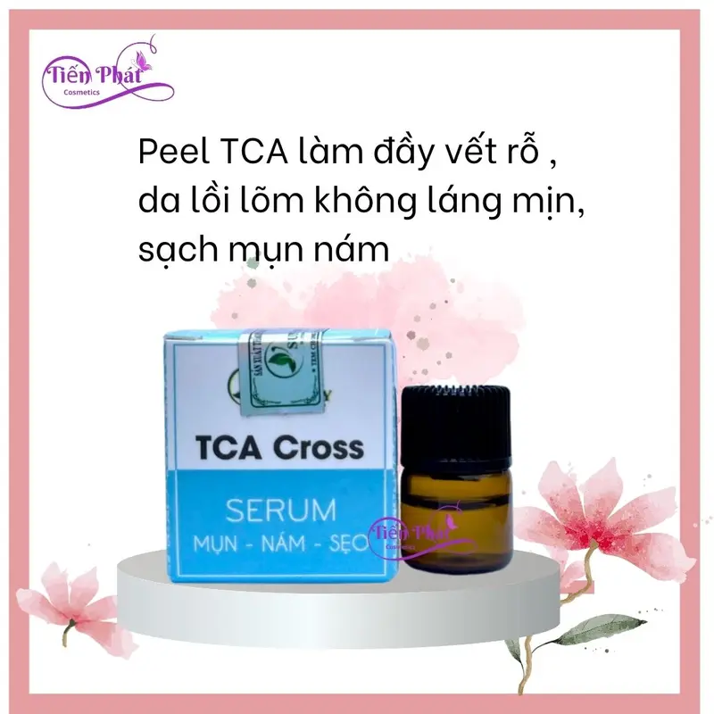 Serum peel nám peel mụn tàn nhang giảm sắc tố hỗ trợ sáng mịn da  Skincare Làm Đẹp Da TCA Tiến Phát 0