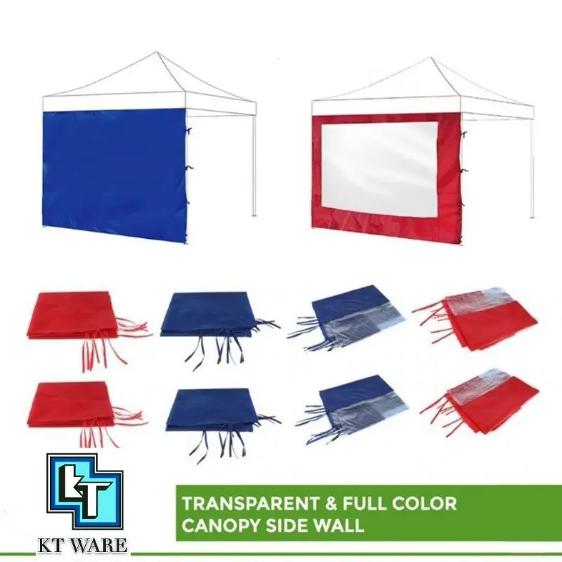 KT WARE 8x8 10x10 ft CANOPY SIDE WALL ONLY KAIN SISI KANOPI SAHAJA Transparent