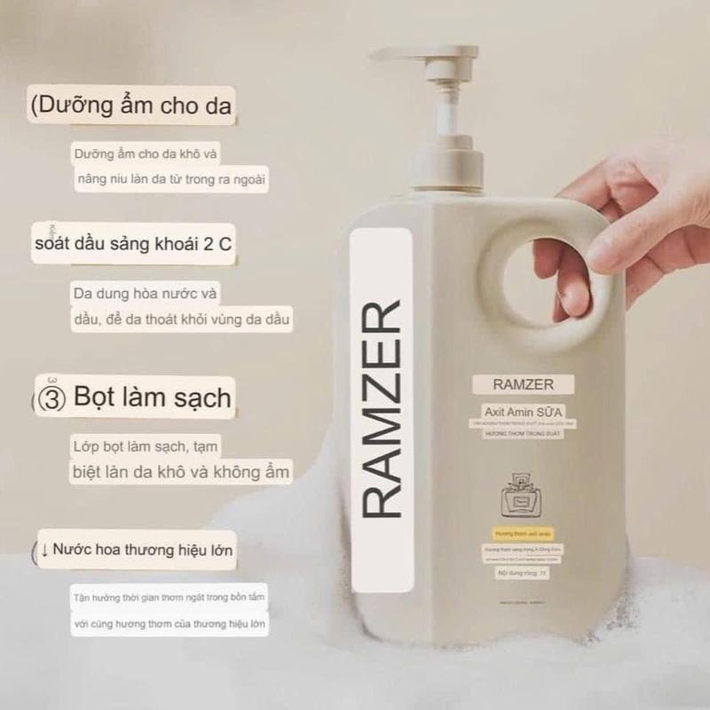 Sữa tắm Ramzer 2in1 tẩy da chết và hương nước hoa thơm ngát - Dưỡng Da Body, Dưỡng Body 4