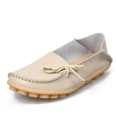 New Casual Loafers Fashion Women Flats Peas Lace Up Comfortable Flat Shoes Woman 10 Colors Size 35-41