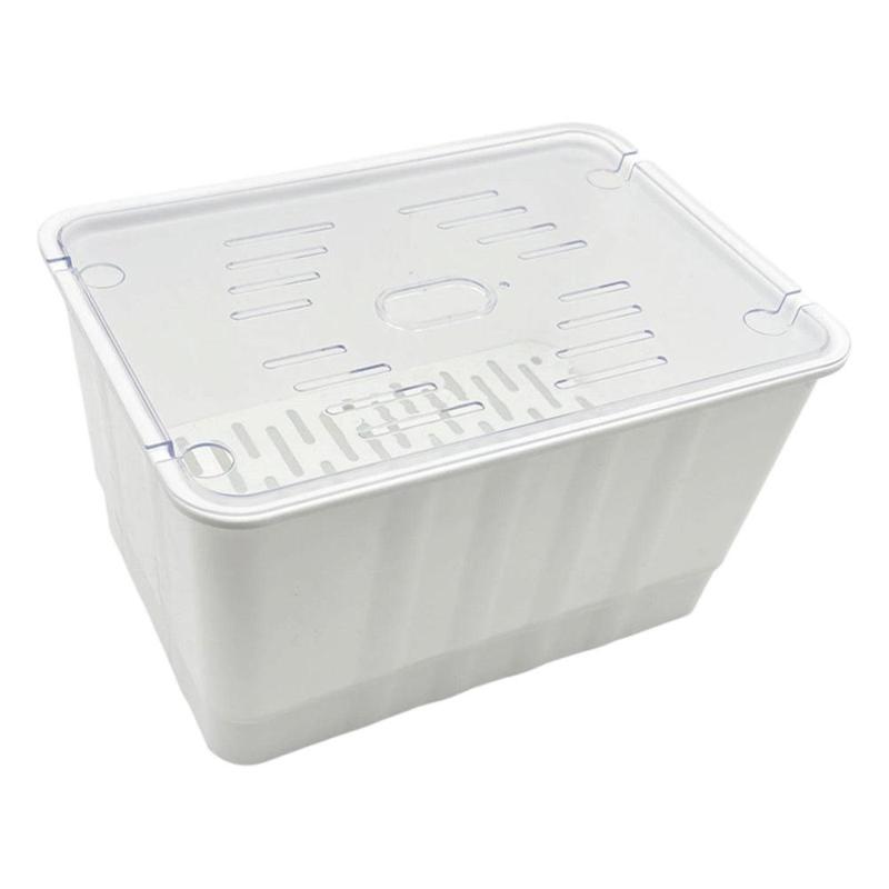 Turtle Habitat, Turtle Breeding Tank, Ventilation Feeding Hatching Container, Turtle Aquarium for Hatchling Chameleon 8