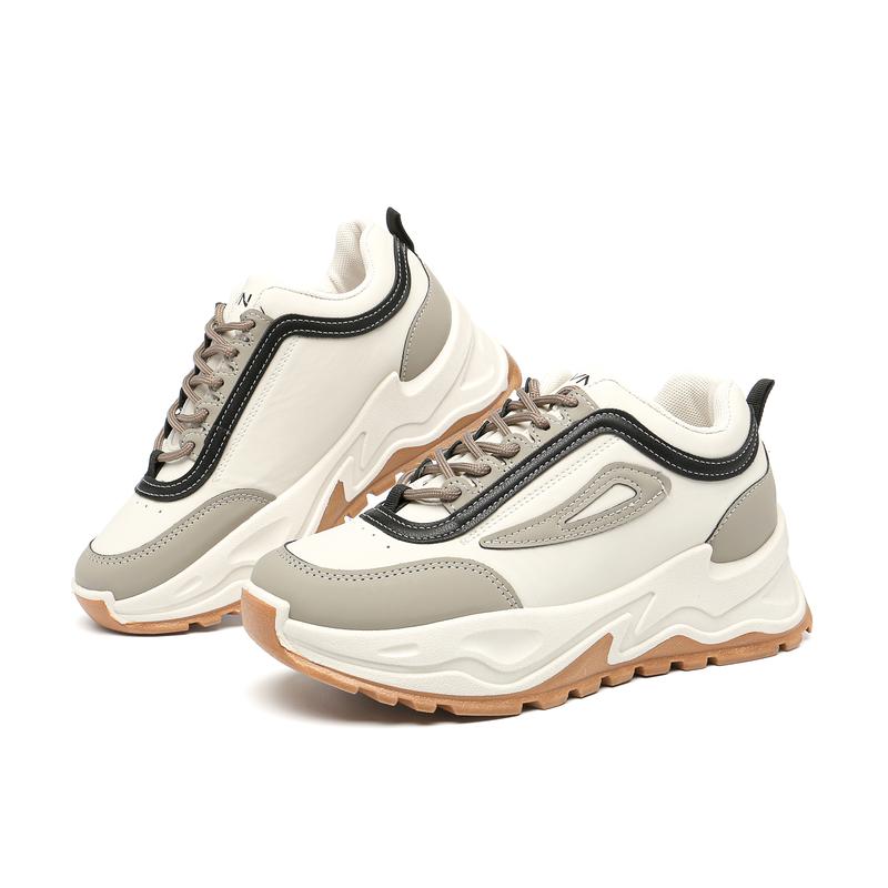 PVN Hyemi K-pop Sneakers Cream shoes casual sport wanita 606 5