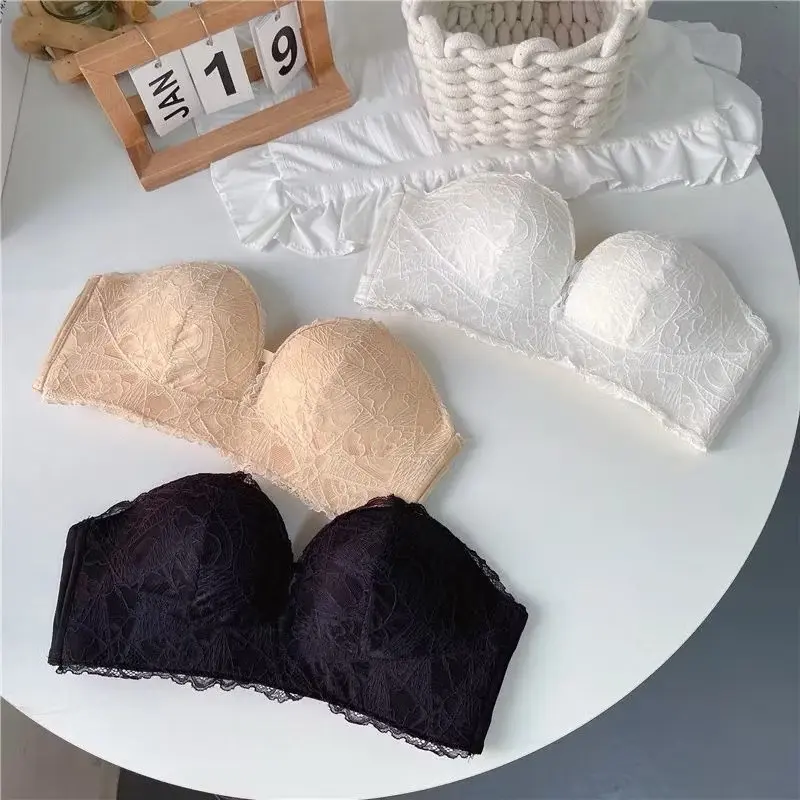 Áo lót Nữ Cup ren chống tụt không dây M51. 4