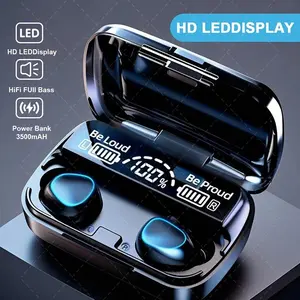 DREXID - Headset Bluetooth Headset Earphone M10 Full bass gaming earbuds - COD