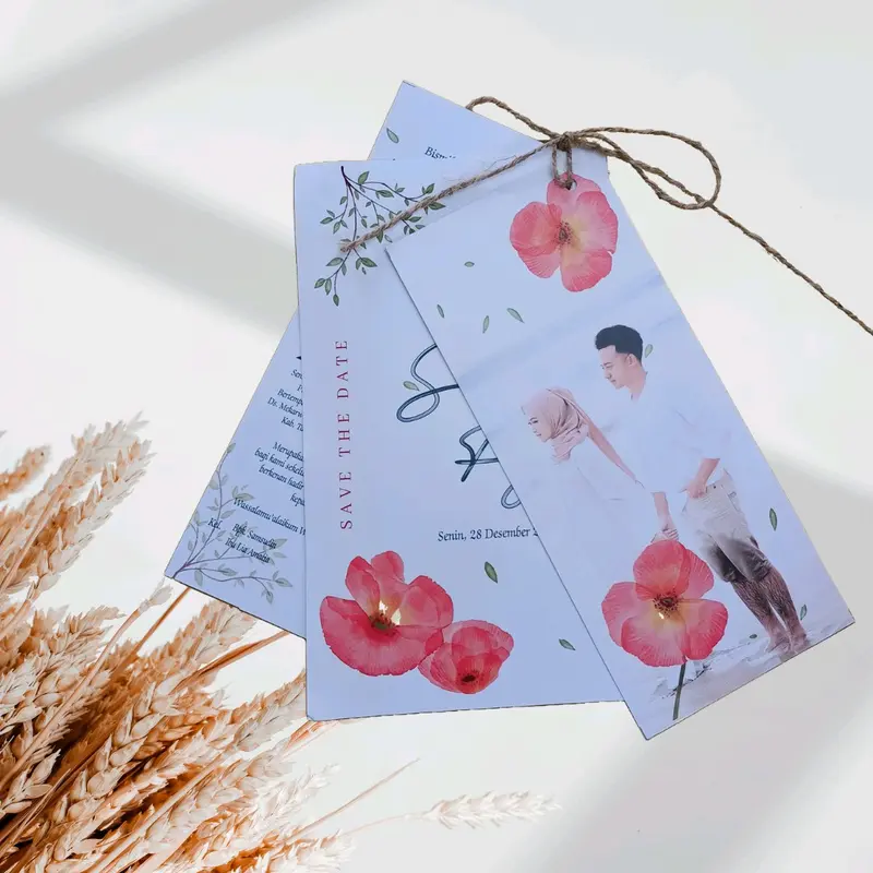 Undangan Polaroid Glossy isi 50pcs 2