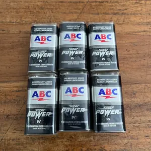 Baterai kotak abc superpower 9v 1 pcs Jam 2 pcs