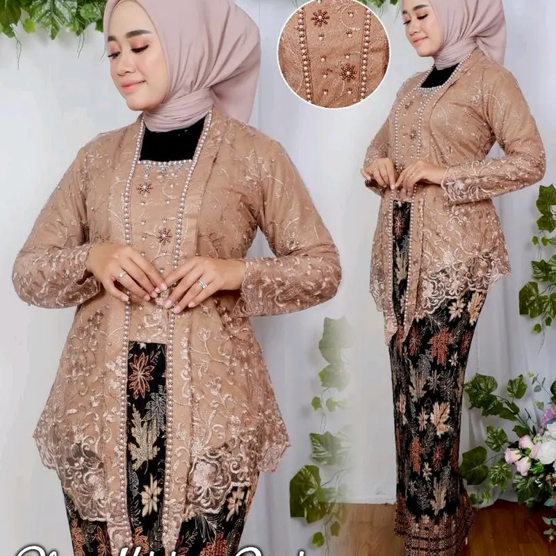 Rohmah Kebaya - Setelan Kebaya Kutubaru Payet / Kebaya Tulle Payet / Kebaya Wisuda / Kebaya Tunangan 3