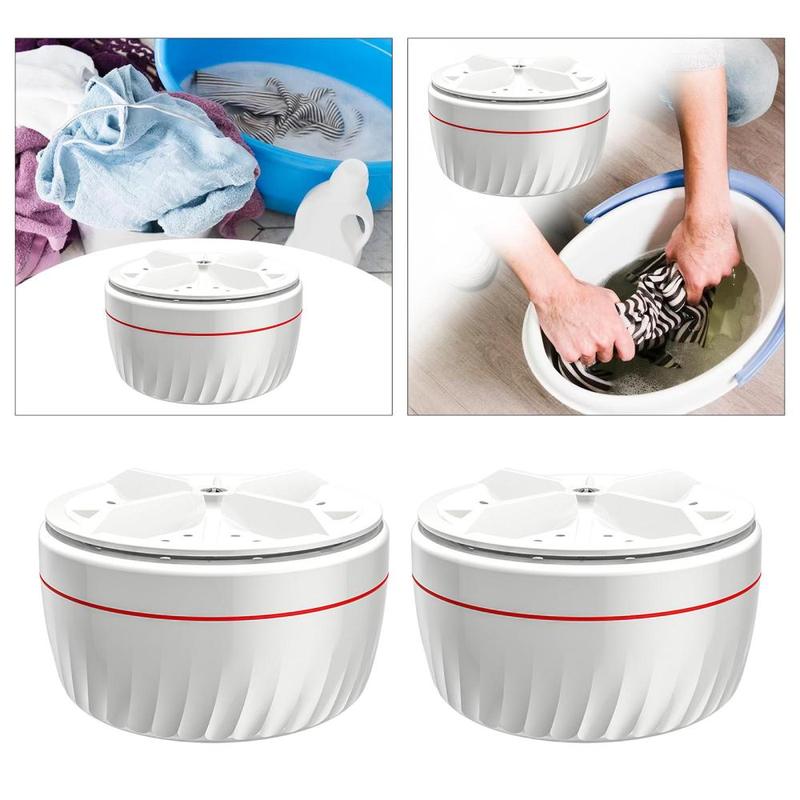 Mini Washing Machine 30W USB Powered 5V Cleaning Tool Clothes Washer Travel Washer for Apartment Camping Business Trip 3