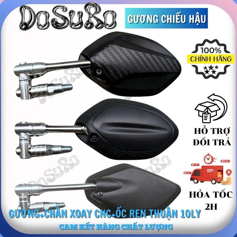  Gương chiếu hậu xoay 360 độ kính gấp mọi loại xe 