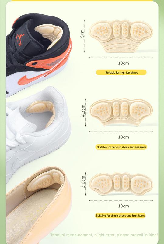 Product Introduction of High Heels Shoe Heel Stickers Heel Protector Inserts Anti Pain Plantar Fasciitis Relief Anti-Slip Adjust Size Anti-wear Heel Pad 15