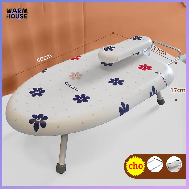 Bàn để ủi quần áo có thể gấp gọn chống bỏng cho gia đình，Bàn ủi sử dụng tại nhà，Bàn ủi gia cố mặt bàn