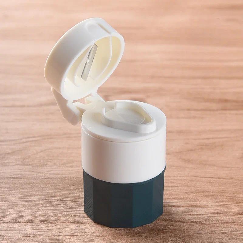 Máy Xay Bột 4 Lớp Cầm Tay Đa Năng, Máy Cắt Thuốc Bột, Hộp Chia Thuốc, Hộp Đựng Thuốc, Máy Nghiền, Máy Chia 6