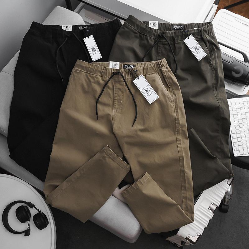 Product Introduction of [ Big size 80- 130 kg] - Quần kaki dài lưng thun form big size >130kg vải co giãn 4