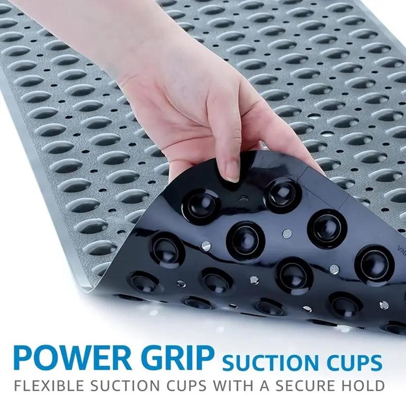 Bathtub & Shower Mat with Suction Cup Design, Non-slip Folding Bath Mat, Bathroom Accessories, Bathroom Gadget, Home Essentials, Best Friend Gifts, Bathroom Accessories, Home Goods 2