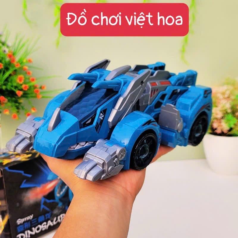 Khủng long phun sương biến hình chạy pin Toy Voi Đồ Chơi 3