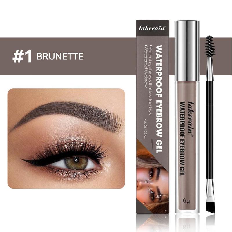 Product Introduction of Lakerain Waterproof Eyebrow Gel Long Lasting Liquid Eyebrow Tatoo Makeup Set Smooth Brow Gel 43