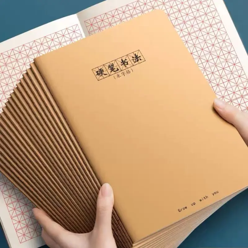 (Loại Dày)Vở kẻ ô vuông, ô mễ, ô điền luyện viết tiếng Trung Hàn Nhật 0
