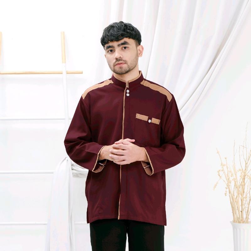 Laatansa Exclusive - Baju Kemeja Koko Simpel Elegan 0