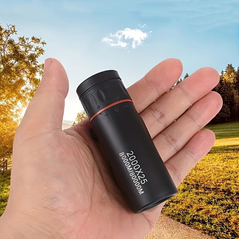 Portable High-power Monocular, 2000x25 Hd Monocular, Mini Telescope, Pocket Multi-purpose Telescope for Outdoor Camping, Hiking, Bird Watching, Concert and Other Outdoor Activities 2