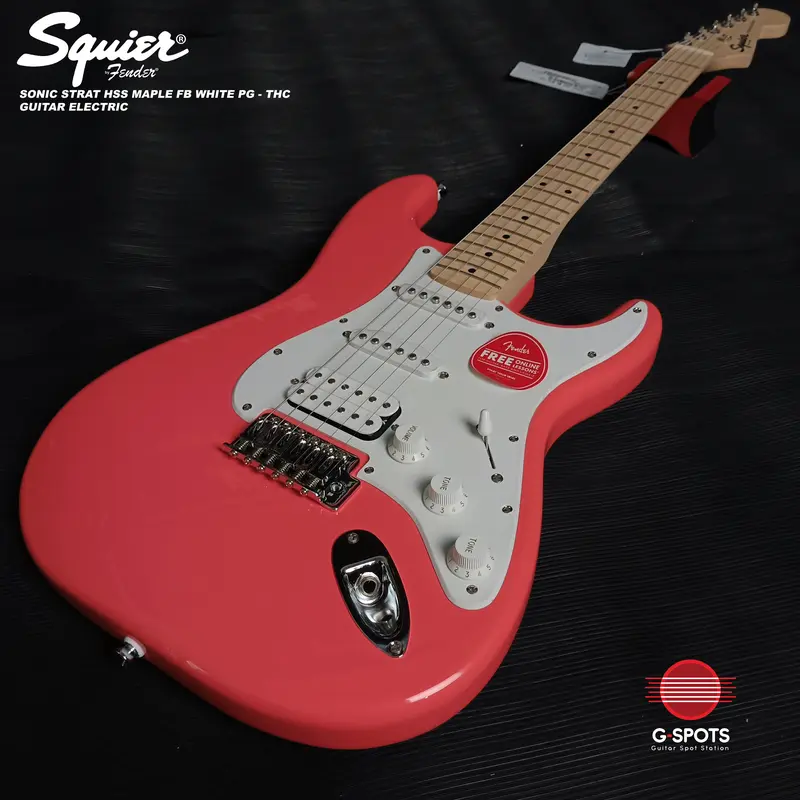 SQUIER SONIC STRATOCASTER HSS MAPLE FB GUITAR ELECTRIC - THC 0