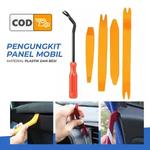 Alat Buka Congkel 5 PCS Pengungkit Dashboard Klip Panel Pintu Bemper Mobil Car Removal Pry Trim Tool