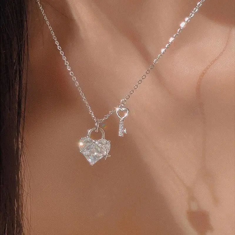 Vòng Cổ Trái Tim, Thời Trang, Ngọt Ngào, Dây Chuyền Xương Đòn 0