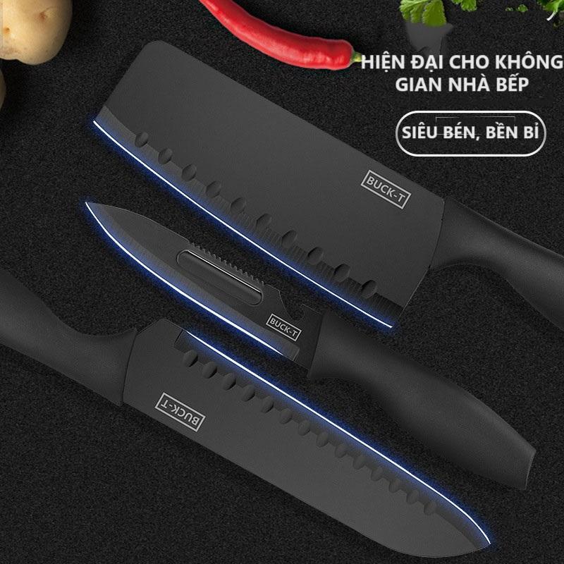 Product Introduction of Bộ Dao Nhật 7 Món, Sắc Bén,Thép Không Gỉ Cao Cấp, Có Kèm Thớt Và Hộp Đựng 32