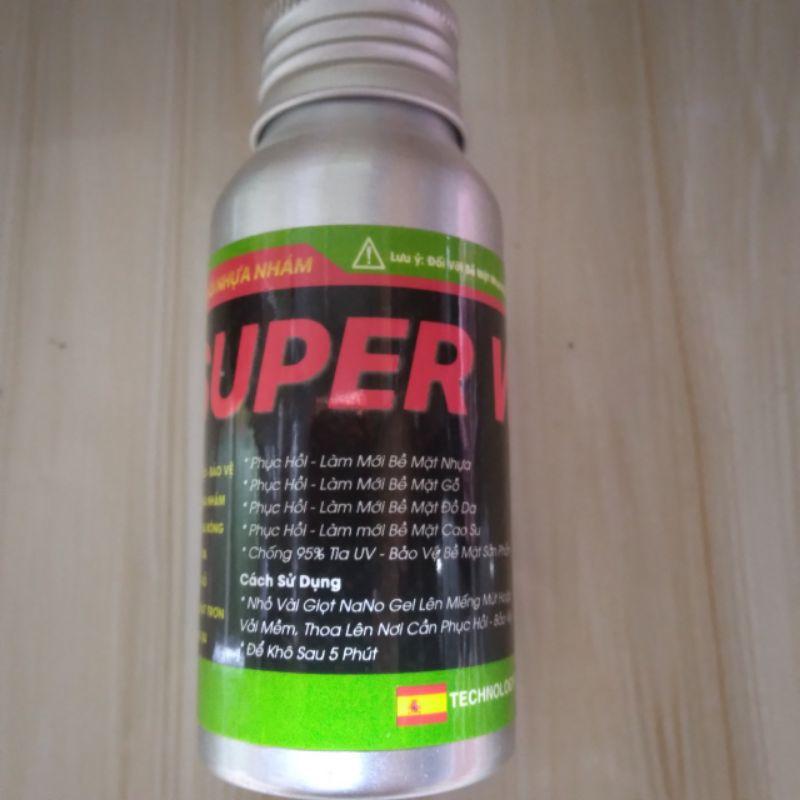 Nano Phục Hồi Nhựa Nhám Ô TÔ Và Xe Máy 120ml 4