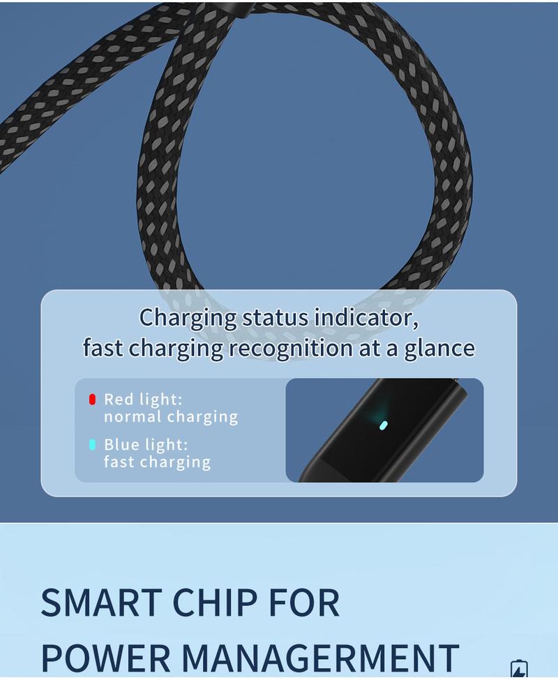 Product Introduction of Anvers 3 In 2 Multi Fast Charging Cable for IWatch Charger USB C Cable 100W Travel Charger C09 6