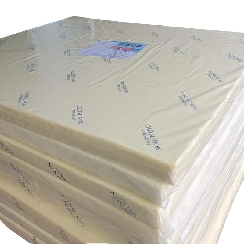 Nệm 1m6 x 2m x 10cm . Cao Su Non nhân tạo american-ÊM-BỀN-BẢO HÀNH 10 NĂM nemgiare