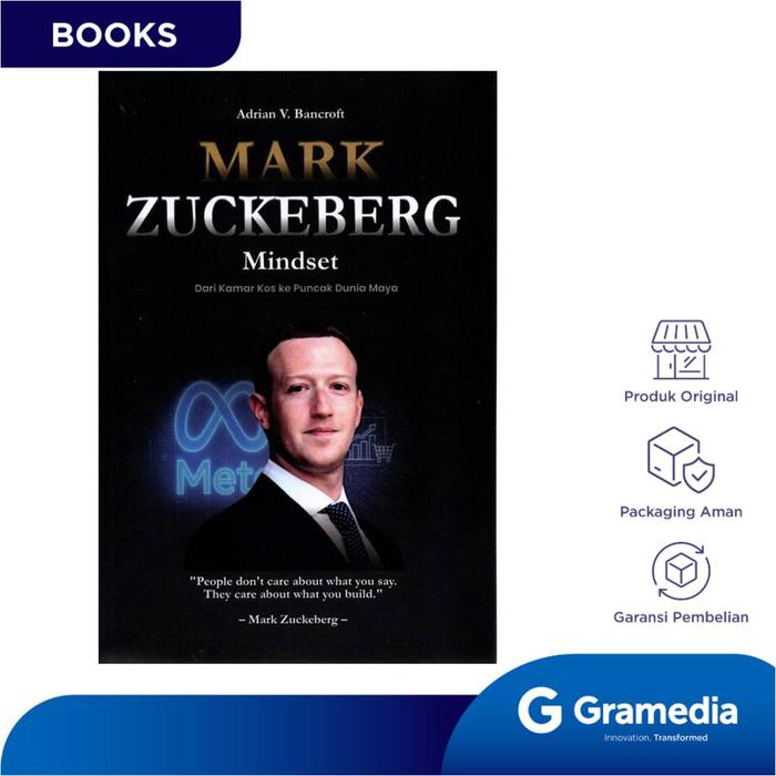 Gambar Gramedia Buku Self Help Mark Zuckeberg Mindset (Adrian V. Bancroft) dari Gramedia Kota Bekasi Tokopedia