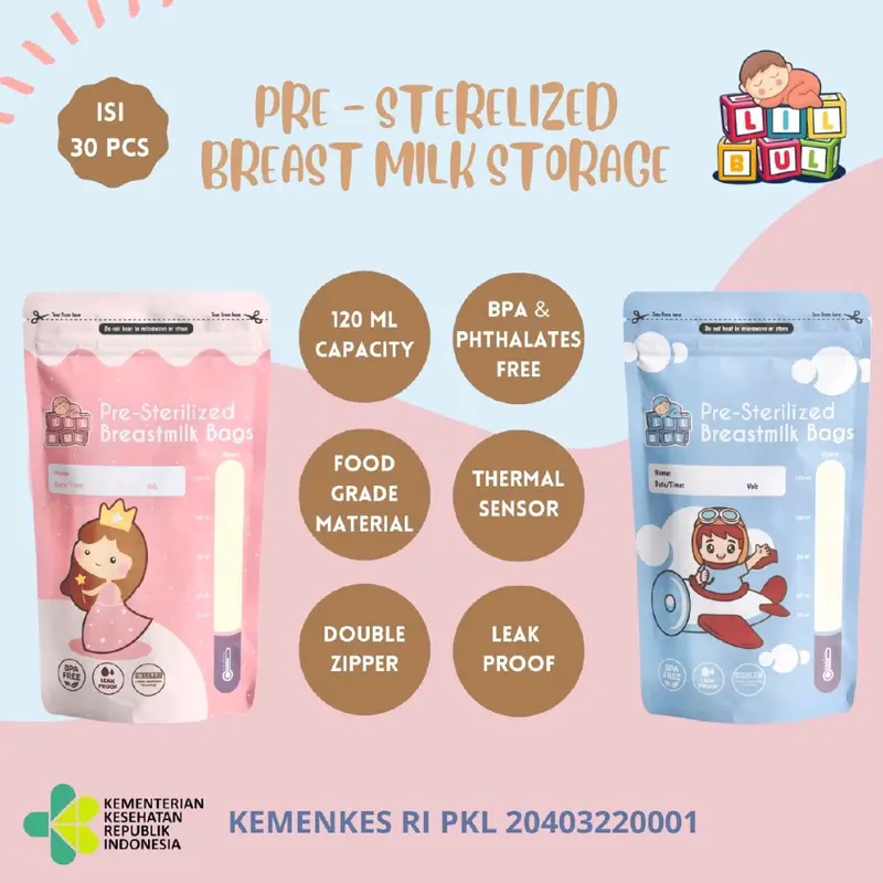 Breast Milk Bags Lilbul Bayi 0